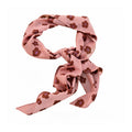 Old Money Style Geometric Plaid Floral Mesh Scarf Necklace With Pearl Accents For Women view 5