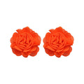 Summer Woven Raffia Flower Stud Earrings For Women Sweet Resort Style Face Slimming Jewelry view 5
