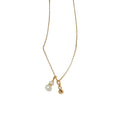 Old Money Style Faux Pearl Double Gourd Pendant Clavicle Necklace For Elegant Daily Wear view 5