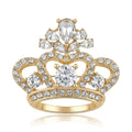 Alloy Rhinestone Crown Brooch For Suits Coats And Fashion Decoration view 1