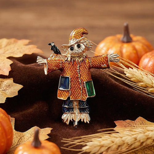 Metal Alloy Scarecrow Brooch Pin For Suit And Fashion Decoration