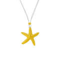 Vacation Style Resin Starfish Sweater Necklace, Simple Fresh Dopamine Island Collarbone Chain view 5