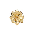 Exaggerated Wrinkled Iron Metal 3D Flower Ring Bracelet Jewelry Set For Fashion Hand Accessories view 5