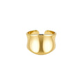 18K Gold Plated Irregular Open Ring With Statement Design For Women view 5