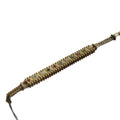 Ancient Gold Plated Copper Double Layer Square Colorful Inlaid Geometric Bangle For Women view 5