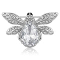 Alloy Rhinestone Bee Brooch Pin For Men's And Women's Apparel view 4