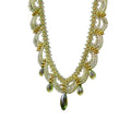 Palace Style Faux Crystal Beaded Lace Teardrop Collarbone Necklace Elegant Light Luxury Jewelry view 5