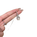 Light Luxury French Rhinestone Waterdrop Faux Pearl Pendant Choker Necklace view 5