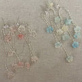 2026 Sweet Resin Lily Of The Valley Flower Tassel Long Drop Earrings view 2