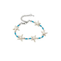 Vacation Style Shell Starfish Bracelet And Necklace Jewelry Set With Light Luxury Beach Design view 5