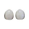 Minimalist Modern Acrylic Teardrop Stud Earrings With Silver Pins For Women view 5