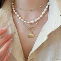 Old Money Style Shell Conch Starfish Necklace For Women Vacation Collarbone Choker view 3
