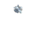French Style Zircon Flower Faux Pearl Clip-on Earrings For Women Elegant Floral Ear Cuff Jewelry view 5