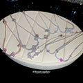 Korean Minimalist Copper Zircon Geometric Diamond Flower Bangle For Women Fashion Jewelry view 3