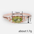 Minimalist Light Luxury Korean Ring For Women, Elegant Engagement Wedding Single Finger Ring view 4
