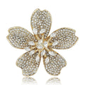 Alloy Sakura Flower Brooch For Elegant Fashion Clothing Accessories view 1