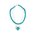 Dopamine Sweet Artificial Crystal Beaded Flower Double Layer Necklace For Women Vacation Style view 5