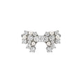 Light Luxury Copper Bow Pearl Zircon Necklace Ring Earrings Jewelry Set For Women Korean Style view 5