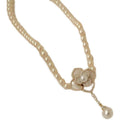 French Vintage Flower Pearl Necklace For Women, Style Light Luxury Collarbone Choker view 5