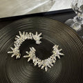 Luxury Sparkling Rhinestone Alloy Irregular Geometric Clip-on Earrings Light Luxury Style view 2