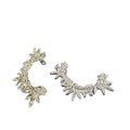 Luxury Sparkling Rhinestone Alloy Irregular Geometric Clip-on Earrings Light Luxury Style view 5