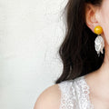 Fresh Shell Round Geometric Clip-on Earrings for Women Sweet Fashion Vacation Style Jewelry view 2