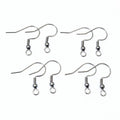 Vacuum Gold Plated Stainless Steel Ear Hooks DIY Jewelry Accessory Earring Hooks Earrings view 5