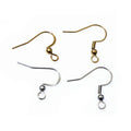 Vacuum Gold Plated Stainless Steel Ear Hooks DIY Jewelry Accessory Earring Hooks Earrings view 4
