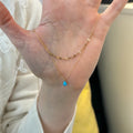 Korean Style Resin Teardrop Pendant Necklace Light Luxury Minimalist Collarbone Chain view 4