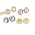 Alloy Silver Needle Dopamine Enamel Irregular Geometric Stud Earrings, Modern Sweet Unique Design view 5