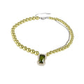 Sparkling Zircon Beaded Faux Pearl Geometric Choker Necklace For Women Old Money Palace Style view 5