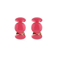 Korean Sweet Resin Round C Shape Stud Earrings With Silver Pins Minimalist Light Luxury Jewelry view 5