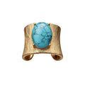 2026 Vintage Hammered Alloy Open Cuff Bangle Geometric Light Luxury Statement Bracelet view 5