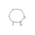French Elegant Faux Pearl Beaded Iris Flower Necklace Bracelet Jewelry Set Light Luxury Accessory view 5