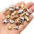 Gold Zinc Alloy Charm Pendant No.134264 for DIY Necklace Bracelet Jewelry Making view 5