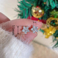 Korean Style Fresh Zircon Flower Stud Earrings, Simple Fashion Jewelry For Women view 4