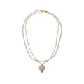 Light Luxury Bow Faux Pearl Necklace For Women Geometric Round Bead Clavicle Chain view 5