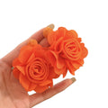 Raffia Flower Stud Earrings For Women Summer Vacation Style Sweet Light Luxury Jewelry view 5