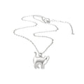 Cute Mother Of Pearl Shell Cat Pendant Necklace, Delicate Pastoral Style Collarbone Jewelry view 5