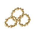 Modern Minimalist Plastic Geometric Round Beaded Irregular Smooth Bangle Fashion Jewelry view 5