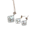 Light Luxury Copper Shell Clover Flower Full Rhinestone Stud Earrings For Women view 5