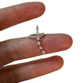 Light Luxury Copper Waterdrop Zircon Clip-on Earrings For Women, No Piercing Ear Cuffs view 5