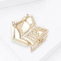 Alloy Enamel Rhinestone Book Brooch For Men And Women Clothing view 3