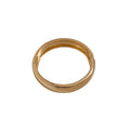 Irregular Twisted Alloy Metal Bangle Modern Minimalist Round Statement Wrist Jewelry view 5