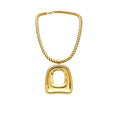 Sweet Cool Layered Faux Pearl Geometric Rectangle Choker Necklace For Women view 5