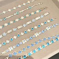Light Luxury Copper Zircon Beaded Bracelet For Women Multicolor Geometric Charm Fashion Jewelry view 4