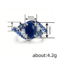 Y2K Star Imitation Agate Ring For Women, Line Star Shape Niche Fashion Jewelry view 4