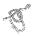 Y2K Snake Wrap Wax Set Ring For Women, Light Luxury Niche Statement Finger Jewelry view 2