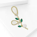 Rhinestone Acrylic Flower Brooch Pin For Suits And Cardigans view 3