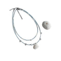 Old Money Style Glass Beaded Shell Charm Necklace, Summer Island Sweet Collarbone Choker view 5